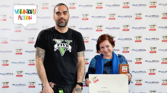 Award moment