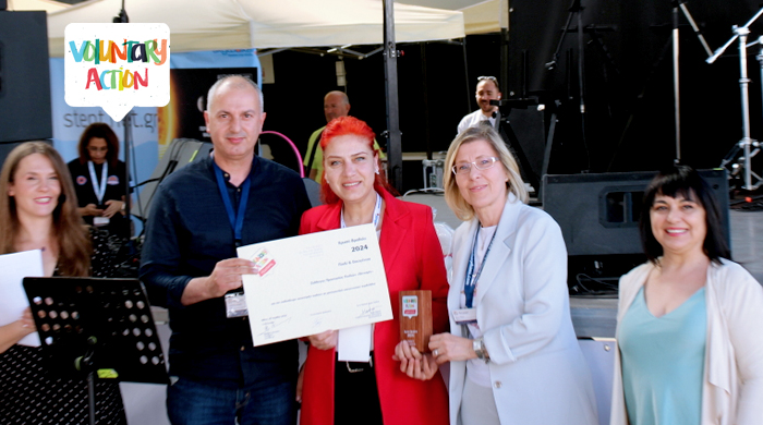 Award moment